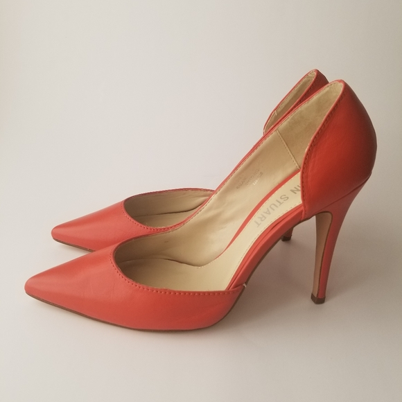 Colin Stuart Shoes - Colin Stuart | Burnt Orange Pointed Pumps